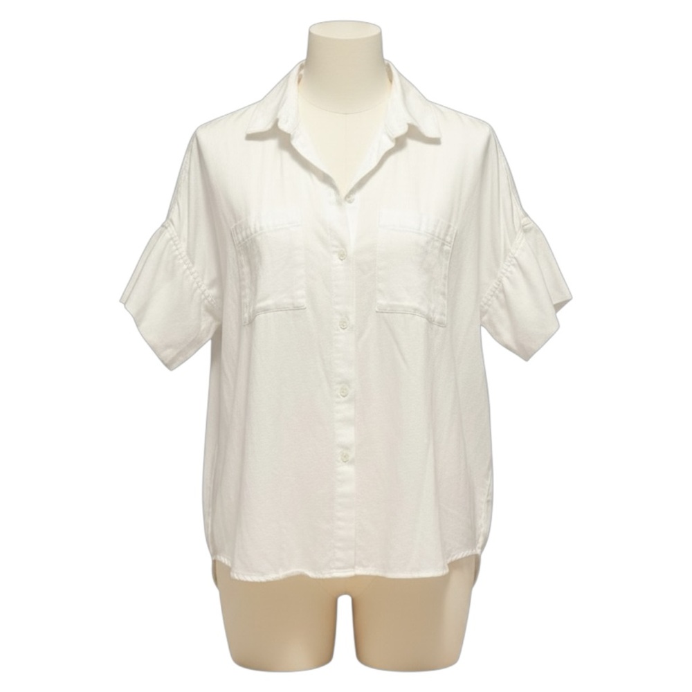 Madewell Ivory Button-Up Shirt